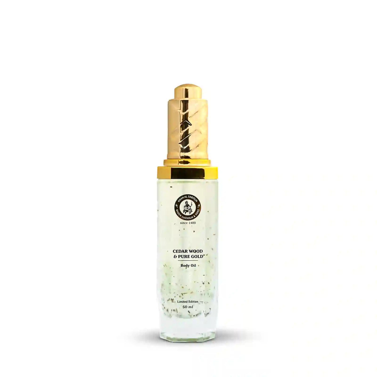 Cedar Wood & Pure Gold Body Oil - be - natura.ae