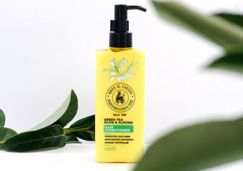 Hair Conditioner (Green Tea, Olive and Almond) - 250ML - be - natura.ae