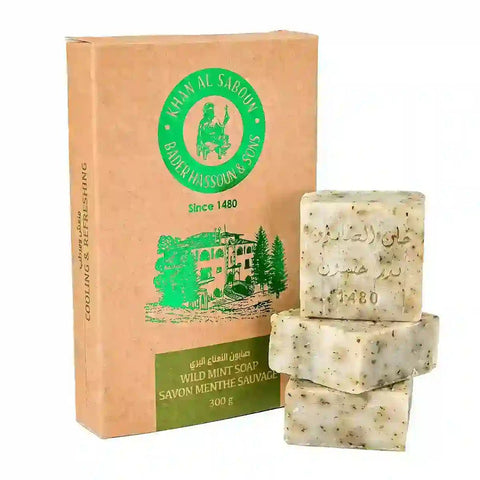 Herbal Soap - Wild Mint - Pack of 6 - be - natura.ae